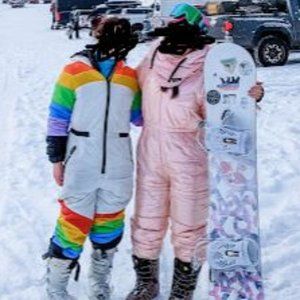 Dollskill Club Exx Sweet Aurora Beam Metallic Snowsuit Women's Lg